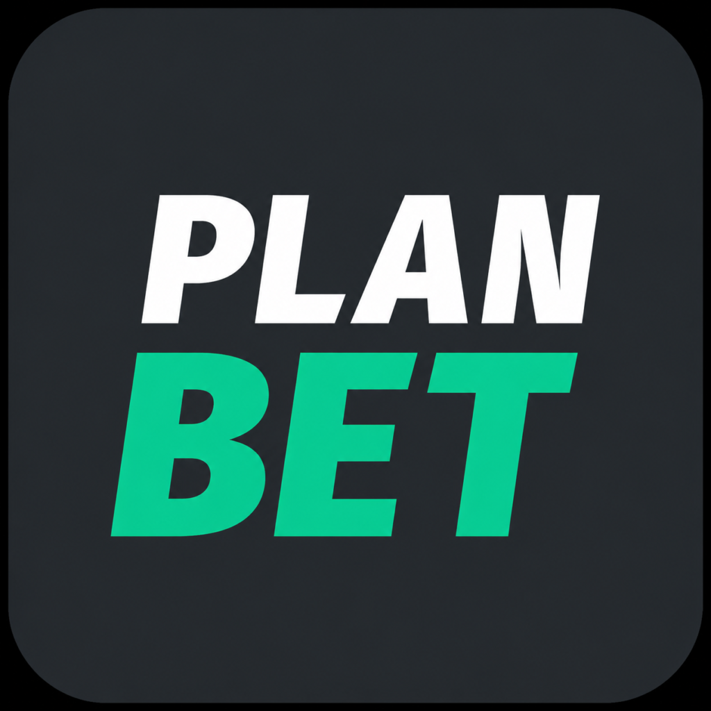 PLANBET logo with white PLAN text and green BET text on dark background