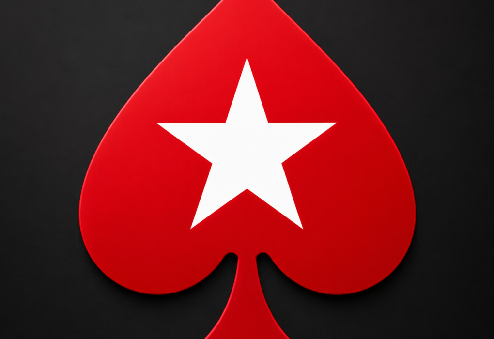 PokerStars Sports app logo in 4K HD quality featuring the iconic red spade and white star
